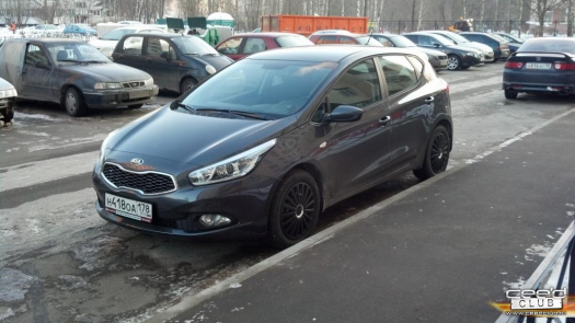 киа сид dark gun metal фото